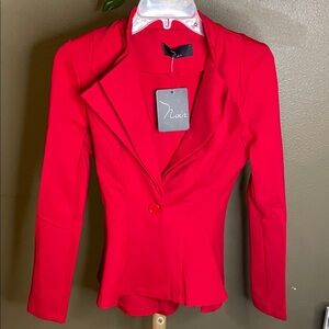 Noir Christmas Red blazer